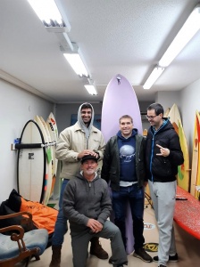 Tabla de surf a medida en la Escuela de Surf Essus - Zarautz