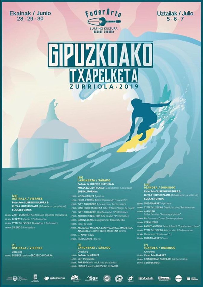Gipuzkoako surf txapelketa Zurriola 2019 Essus Surf