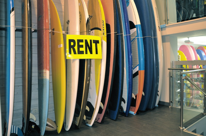 Alquiler tablas de surf Zarautz