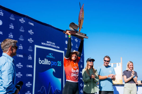 Nadia Erostarbe ganadora de Ballito Pro 2025