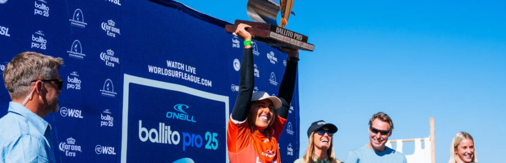 Nadia Erostarbe ganadora de Ballito Pro 2025