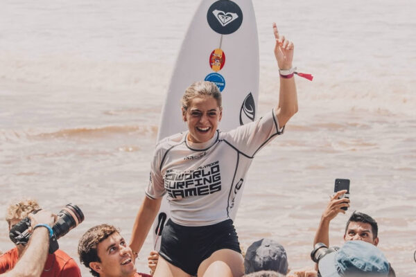 Janire González-Etxabarri se ha proclamado campeona en el Mundial de los World Surfing Games el Salvador 2025
