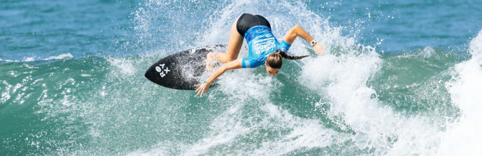Janire Gonzalez Etxabarri ha terminado tercera en el Mundial junior de la WSL, en Filipinas